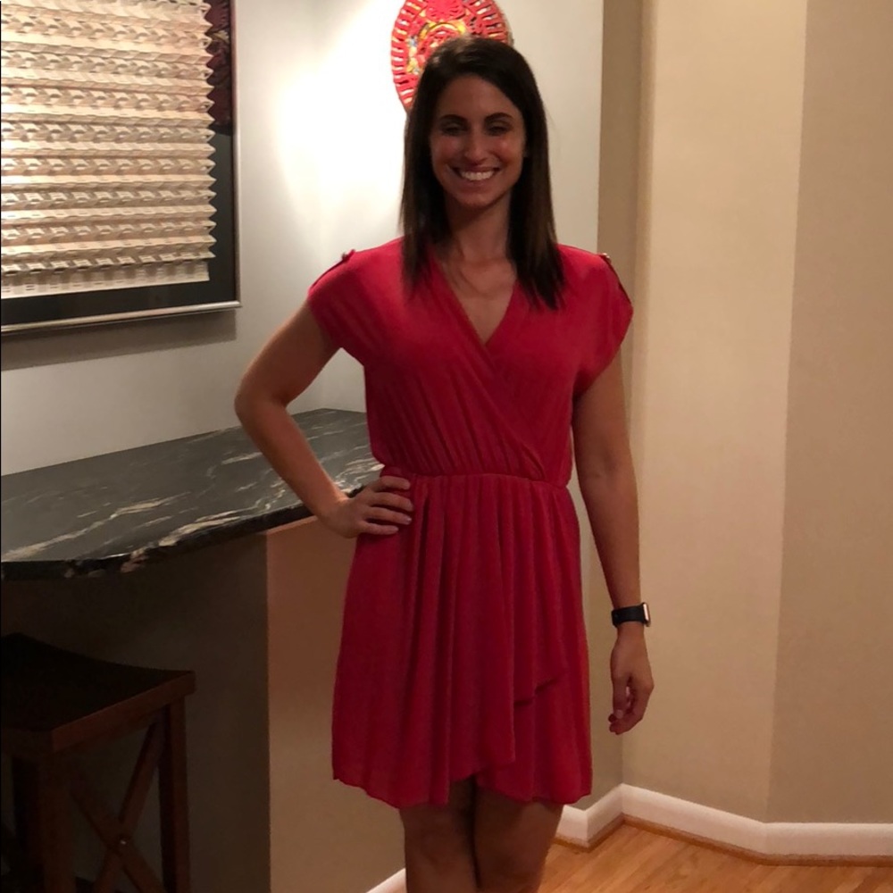 Pink cocktail dress